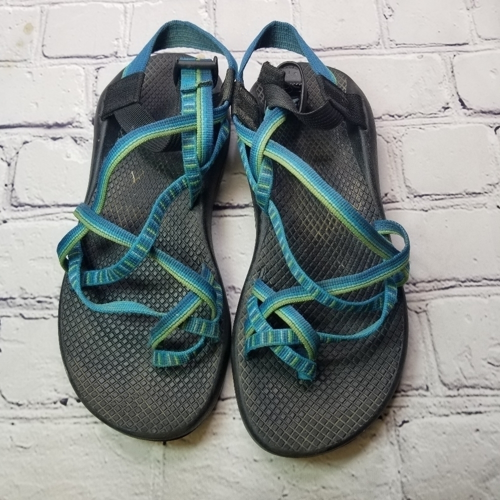 Chaco zx yampa fresh teal toe loop sandals - Picture 5 of 13